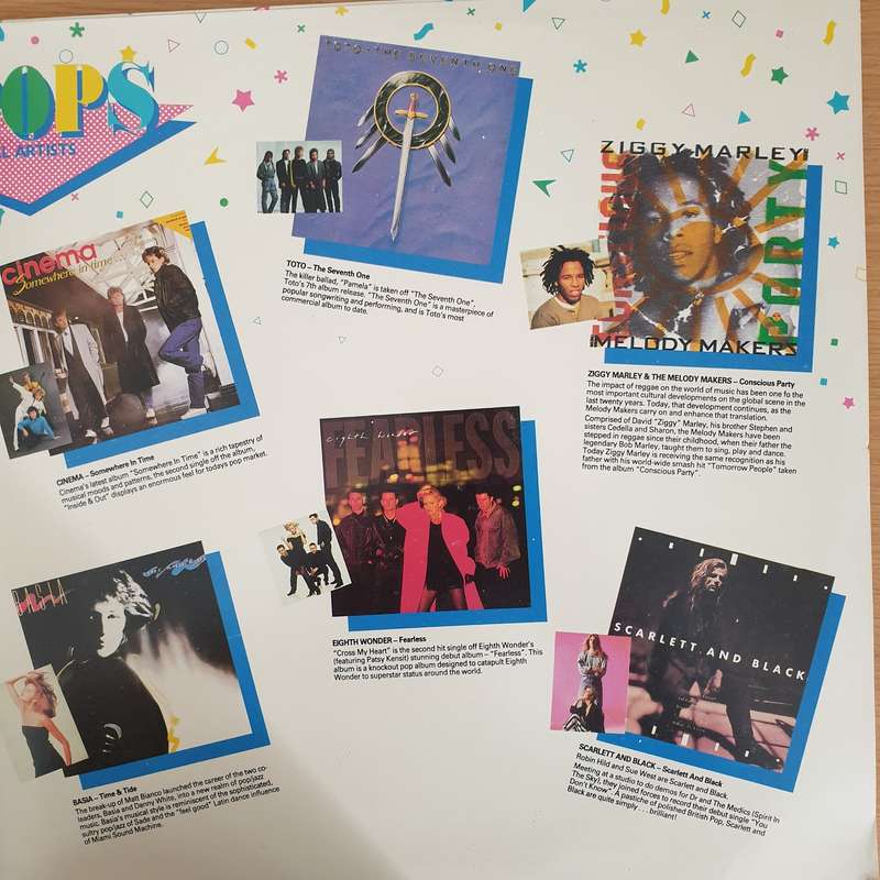 Top of the Pops - Original Artists (Basia, Sandra, Icehouse...)  Vinyl LP Record - Very-Goo...