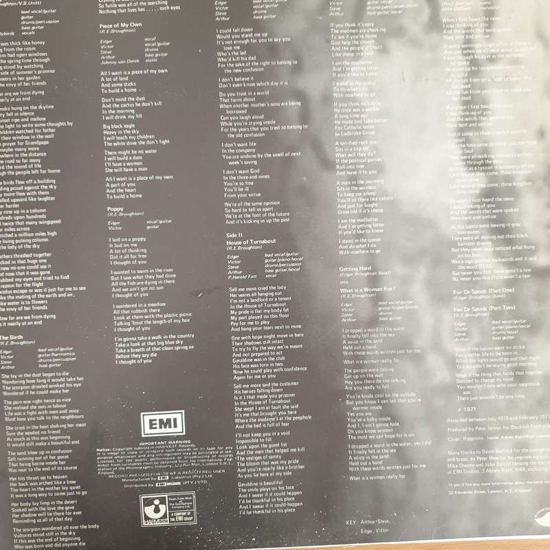 The Edgar Broughton Band  The Edgar Broughton Band - Vinyl LP Record - Very-Good+ Quality (VG+...
