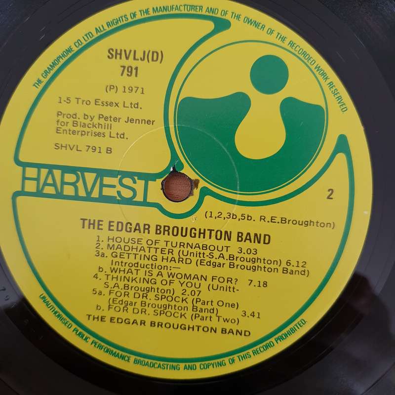 The Edgar Broughton Band  The Edgar Broughton Band - Vinyl LP Record - Very-Good+ Quality (VG+...