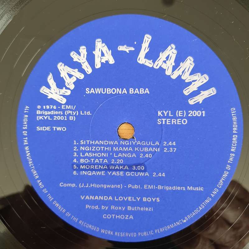 Vananda Lovely Boys - Amaqawe Ka Cothoza - Vinyl LP Record - Very-Good+ Quality (VG+) (verygoodplus)