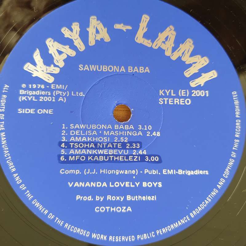 Vananda Lovely Boys - Amaqawe Ka Cothoza - Vinyl LP Record - Very-Good+ Quality (VG+) (verygoodplus)