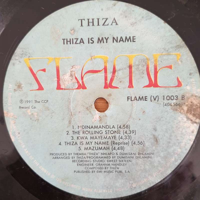 Thiza  Thiza Is My Name - Vinyl LP Record - Good+ Quality (G+) (gplus)