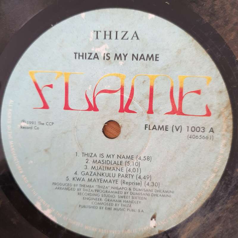 Thiza  Thiza Is My Name - Vinyl LP Record - Good+ Quality (G+) (gplus)