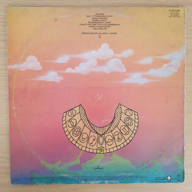 Bar-Kays  As One - Vinyl LP Record - Very-Good- Quality (VG-) (minus)