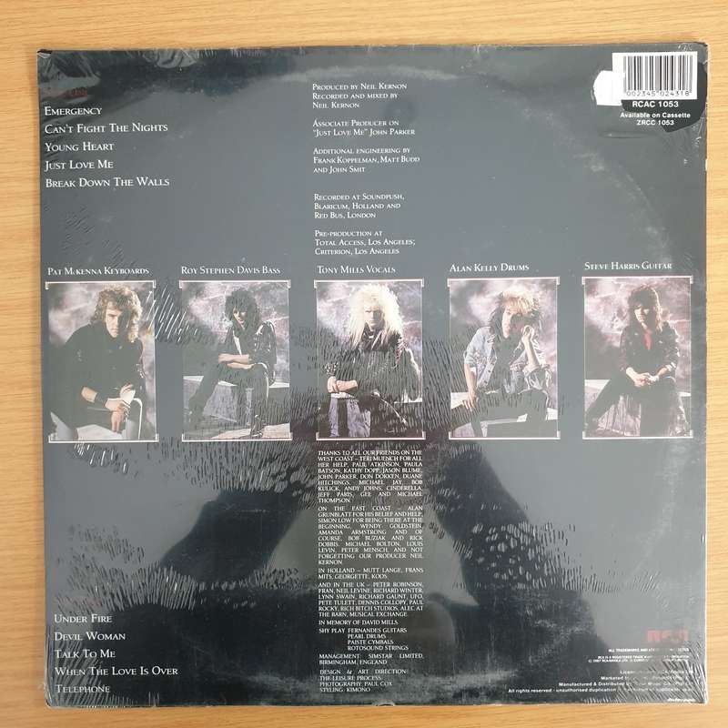 Shy  Excess All Areas - &nbsp;Vinyl LP Record - Sealed