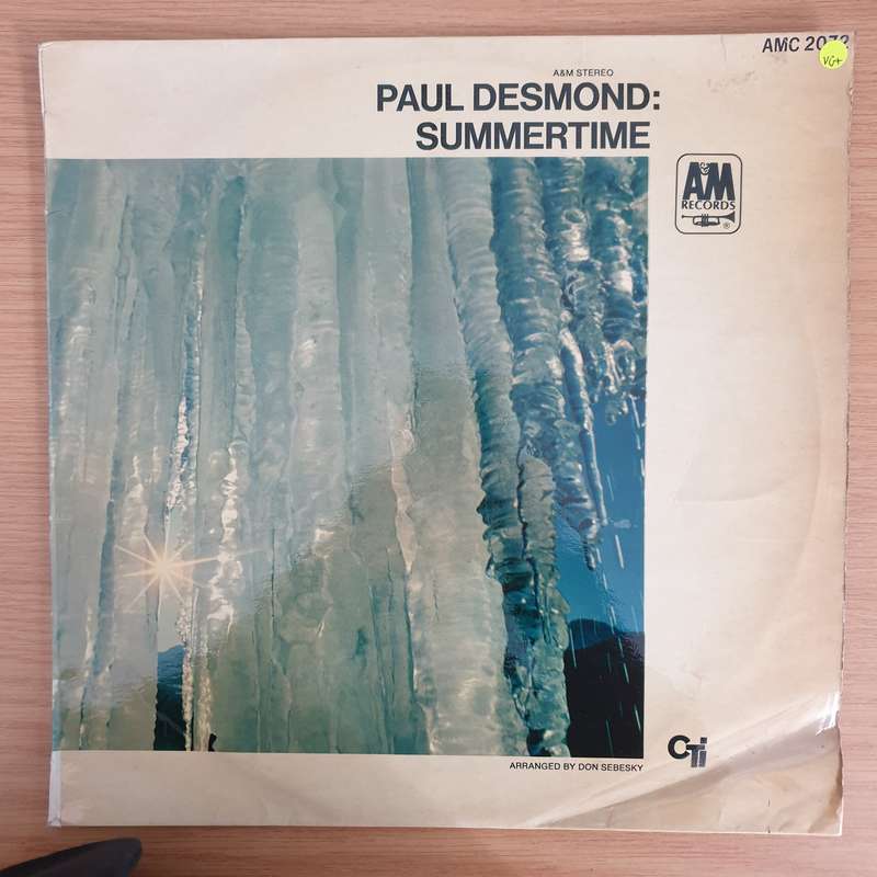 Paul Desmond  Summertime - Vinyl LP Record - Very-Good+ Quality (VG+) (verygoodplus)