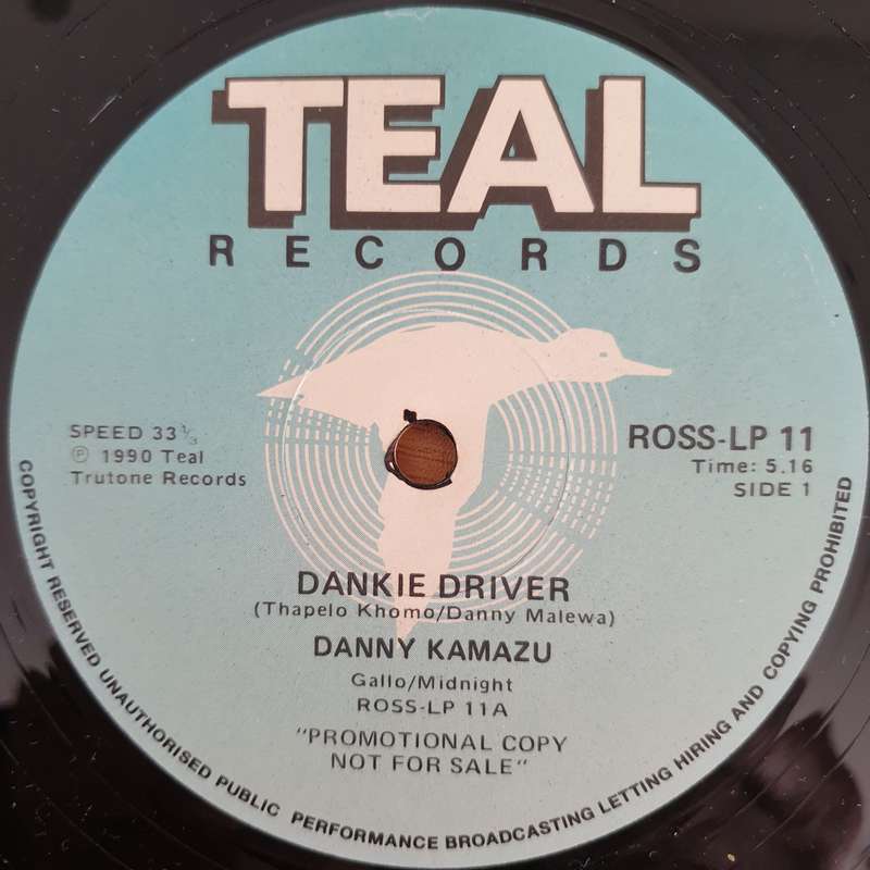 Danny Kamazu  Dankie Driver (Rare) - Vinyl LP Record - Very-Good+ Quality (VG+) (verygoodplus)