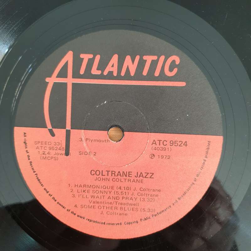 John Coltrane  Coltrane Jazz - Vinyl LP Record - Good+ Quality (G+) (gplus)