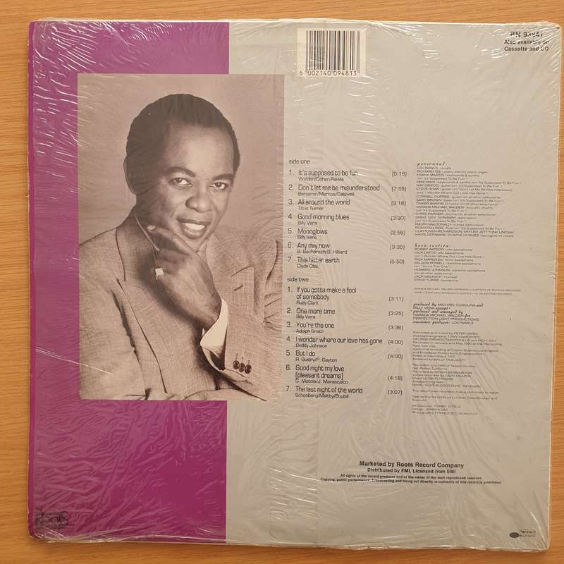 Lou Rawls  It's Supposed To Be Fun - Vinyl LP Record - Very-Good- Quality (VG-) (minus)