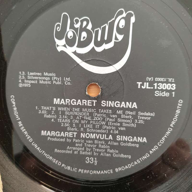 Margaret Singana  Stand By Your Man - Vinyl LP Record - Very-Good- Quality (VG-) (minus)