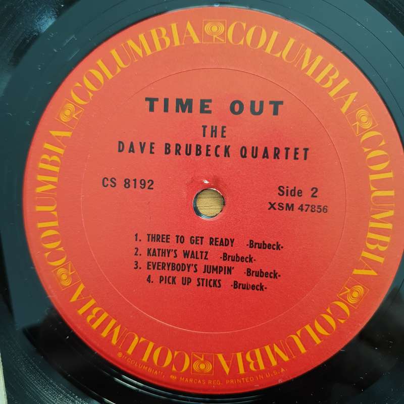 The Dave Brubeck Quartet  Time Out - Vinyl LP Record - Very-Good+ Quality (VG+) (verygoodplus)