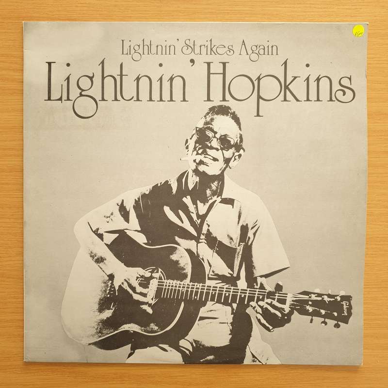 Lightnin' Hopkins  Lightning Strikes Again - Vinyl LP Record - Very-Good+ Quality (VG+) (veryg...