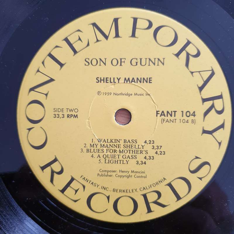 Shelly Manne & His Men  Play More Music From Peter Gunn: Son Of Gunn!! - Vinyl LP Record - Ver...
