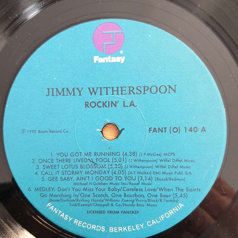 Jimmy Witherspoon  Rockin' L.A. - Vinyl LP Record - Very-Good+ Quality (VG+) (verygoodplus)