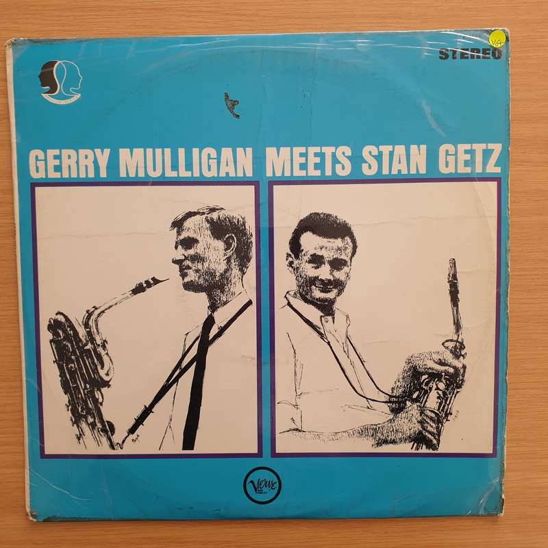 Gerry Mulligan Meets Stan Getz  Gerry Mulligan Meets Stan Getz - Vinyl LP Record - Very-Good+ ...