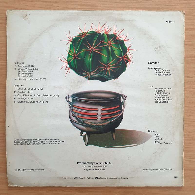 Samson (11)  African Trilogy And Other Curios - Vinyl LP Record - Very-Good+ Quality (VG+) (ve...