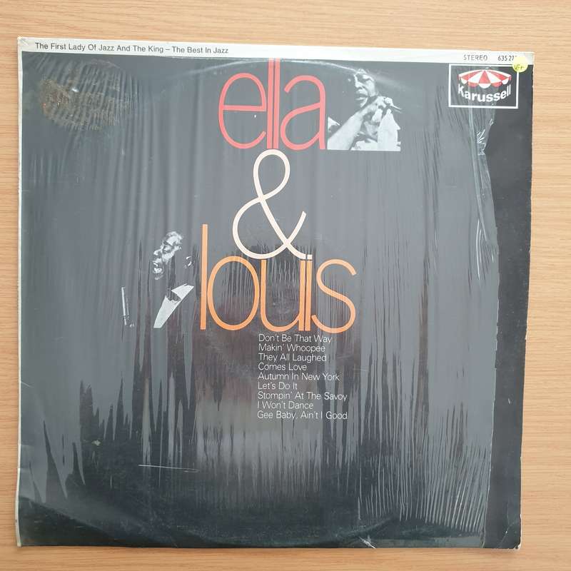 Ella Fitzgerald And Louis Armstrong  Ella And Louis  - Vinyl LP Record - Very-Good+ Quality...