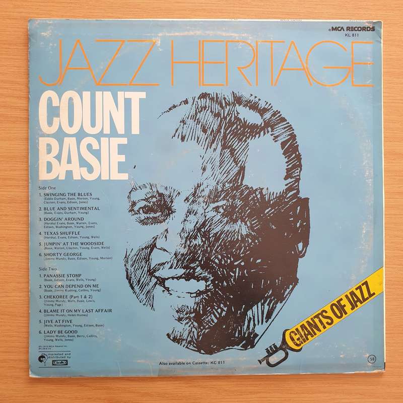 Count Basie - Jazz Heritage  - Vinyl LP Record - Very-Good+ Quality (VG+) (verygoodplus)