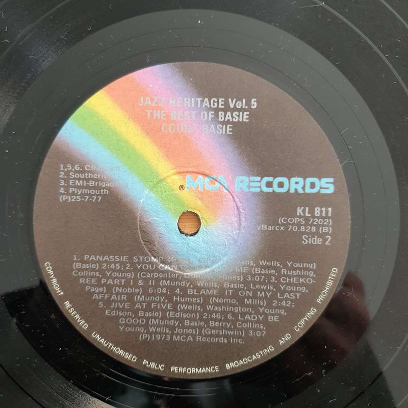 Count Basie - Jazz Heritage  - Vinyl LP Record - Very-Good+ Quality (VG+) (verygoodplus)