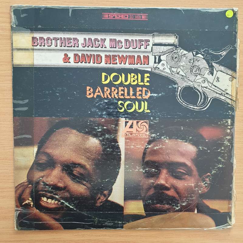 Brother Jack McDuff & David Newman  Double Barrelled Soul  - Vinyl LP Record - Very-Good- Qual...