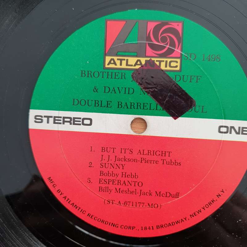 Brother Jack McDuff & David Newman  Double Barrelled Soul  - Vinyl LP Record - Very-Good- Qual...