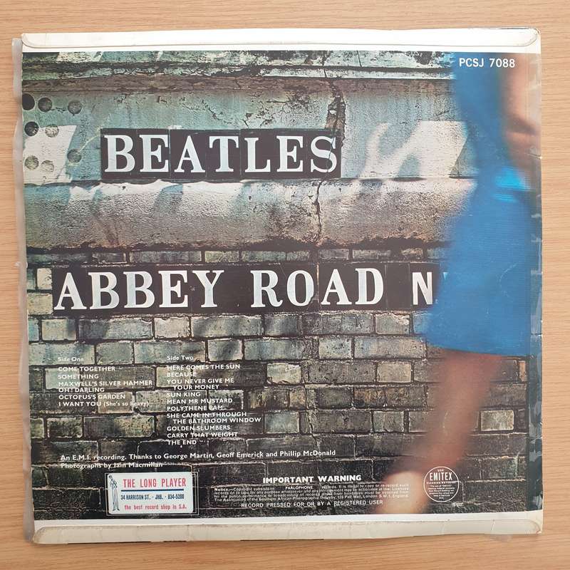 The Beatles  Abbey Road - Vinyl LP Record - Very-Good+ Quality (VG+) (verygoodplus)