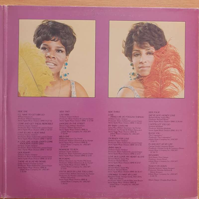 Martha Reeves & The Vandellas  Anthology  - Double Vinyl LP Record - Very-Good- Quality (VG-) ...
