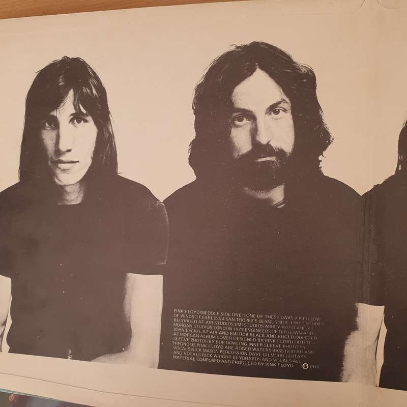 Pink Floyd  Meddle - Vinyl LP Record - Very-Good+ Quality (VG+) (verygoodplus)