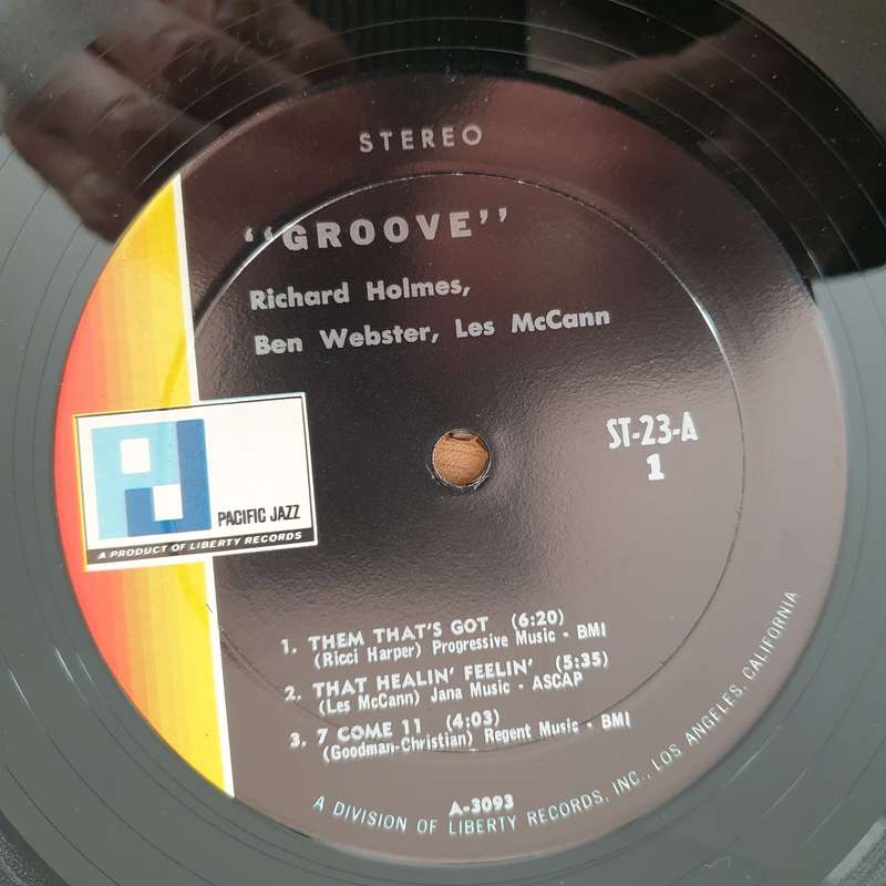 Richard "Groove" Holmes  "Groove" (US) - Vinyl LP Record - Very-Good+ Quality (VG+) (verygoodp...