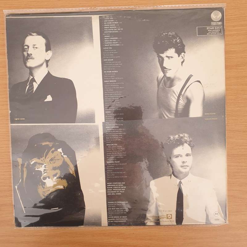 Yello  You Gotta Say Yes To Another Excess - Vinyl LP Record - Very-Good+ Quality (VG+) (veryg...