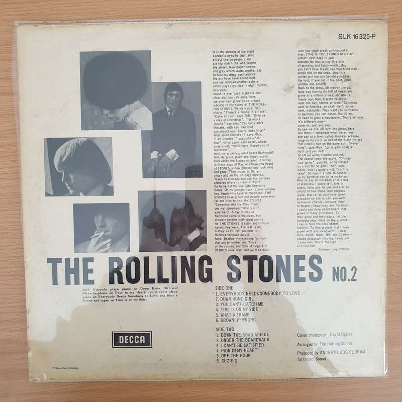The Rolling Stones  No. 2  (Germany Pressing) - Vinyl LP Record - Very-Good Quality (VG)  (verry)