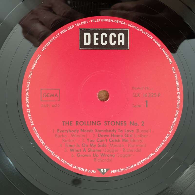 The Rolling Stones  No. 2  (Germany Pressing) - Vinyl LP Record - Very-Good Quality (VG)  (verry)