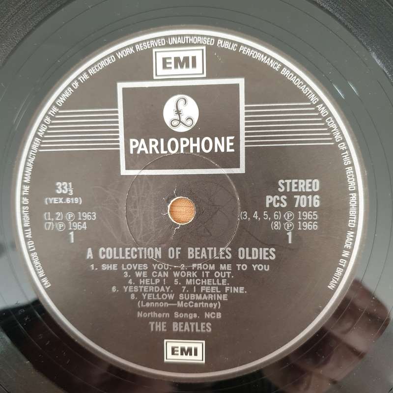 The Beatles  A Collection Of Beatles Oldies- Vinyl LP Record - Very-Good- Quality (VG-) (minus)