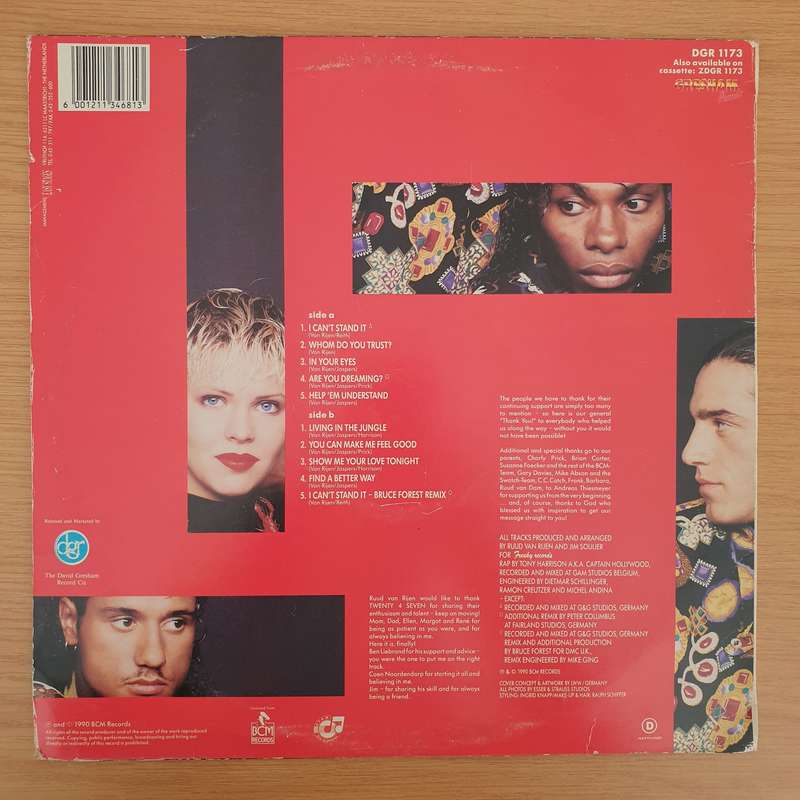 Twenty 4 Seven Featuring Capt. Hollywood  Street Moves - Vinyl LP Record - Very-Good+ Quality ...