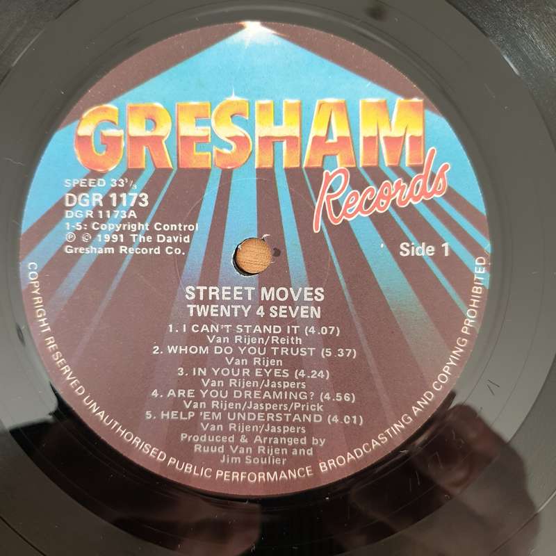 Twenty 4 Seven Featuring Capt. Hollywood  Street Moves - Vinyl LP Record - Very-Good+ Quality ...
