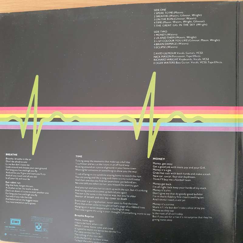 Pink Floyd  The Dark Side Of The Moon (UK) -  Vinyl LP Record - Very-Good+ Quality (VG+)