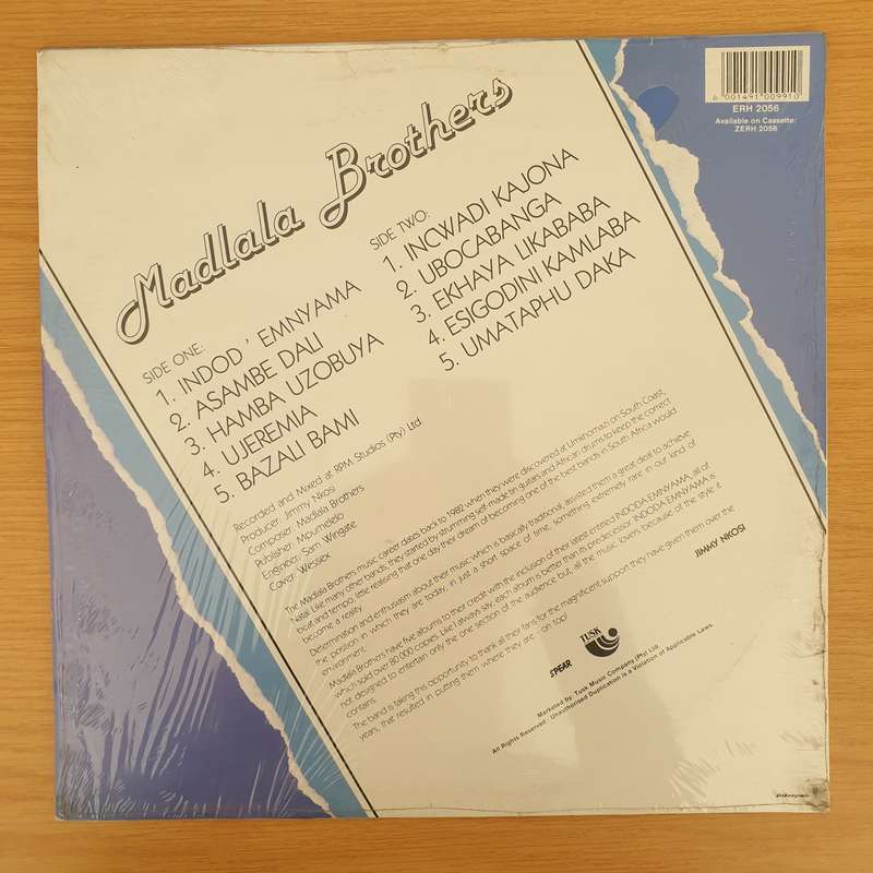 Bekabantu & Thembitshe Madlala  Indodaemnyama - Vinyl LP Record - Very-Good+ Quality (VG+) (ve...