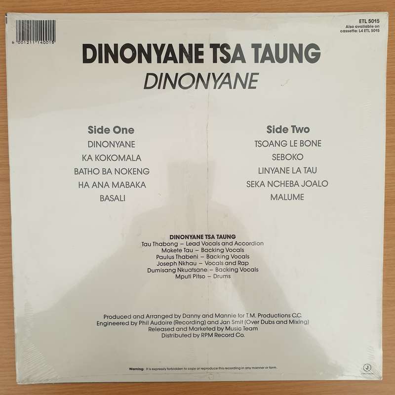 Dinonyane Tsa Taung  Dinonyane - Vinyl LP Record - Sealed
