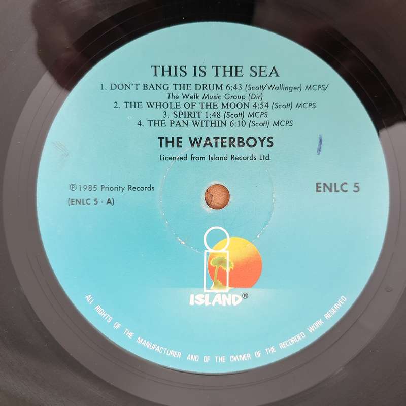 The Waterboys  This Is The Sea - Vinyl LP Record - Very-Good- Quality (VG-) (minus)