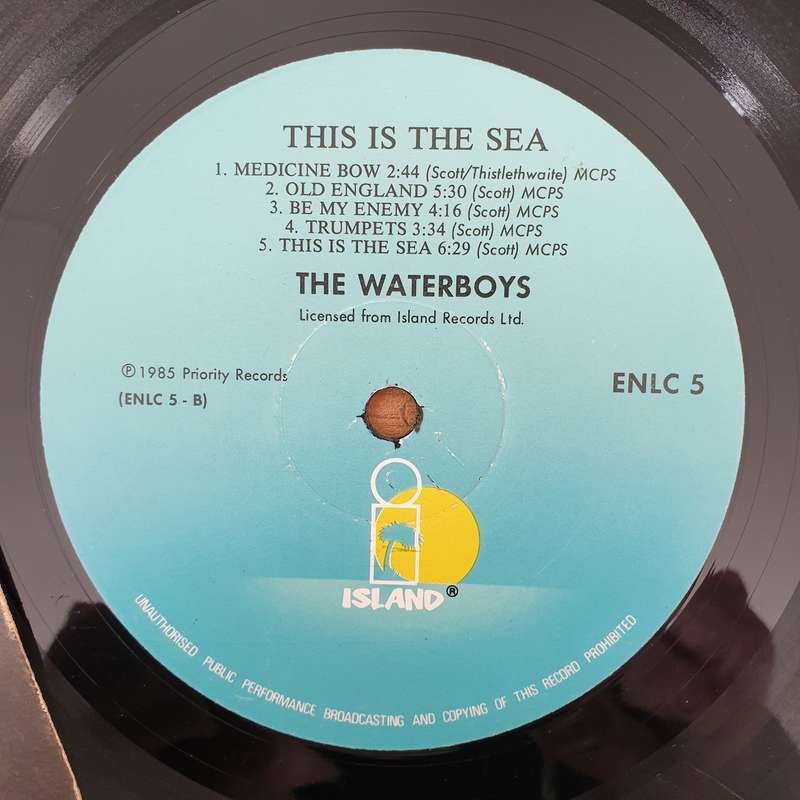 The Waterboys  This Is The Sea - Vinyl LP Record - Very-Good- Quality (VG-) (minus)