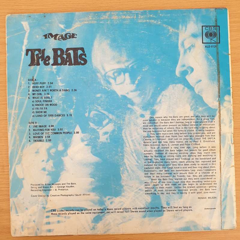 The Bats   Image - Vinyl LP Record  - Good Quality (G) (goood)