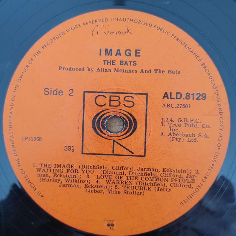 The Bats   Image - Vinyl LP Record  - Good Quality (G) (goood)
