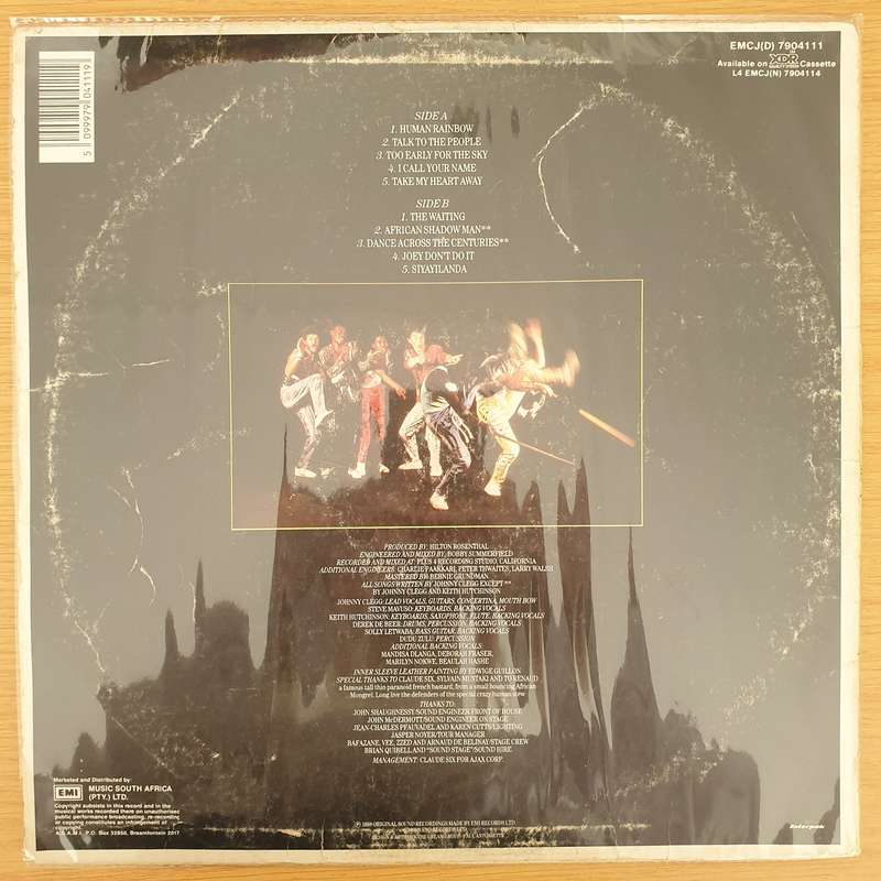 Johnny Clegg & Savuka  Shadow Man - Vinyl LP Record - Very-Good- Quality (VG-) (minus)