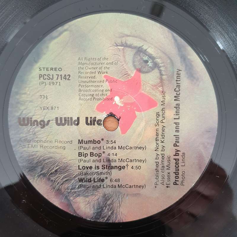 Wings (Paul McCartney)  Wild Life  Vinyl LP Record - Very-Good+ Quality (VG+) (verygoodplus)