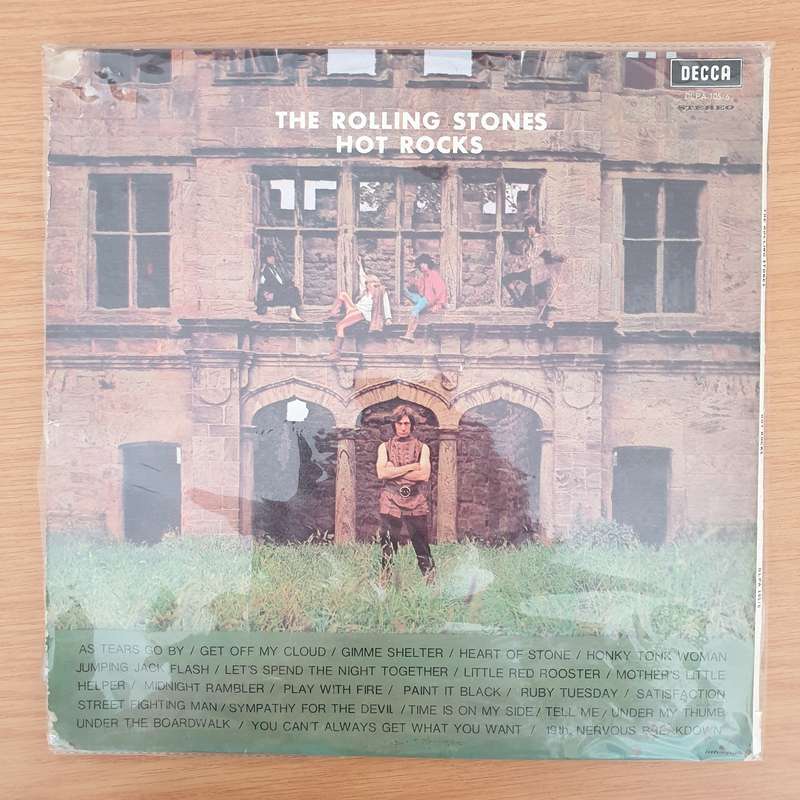 The Rolling Stones  Hot Rocks - Double Vinyl LP Record - Very-Good+ Quality (VG+) (verygoodplus)
