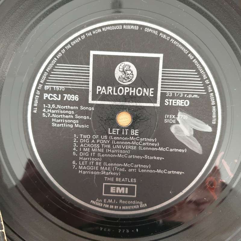 The Beatles  Let It Be (SA) - Vinyl LP Record - Very-Good Quality (VG)  (verry)