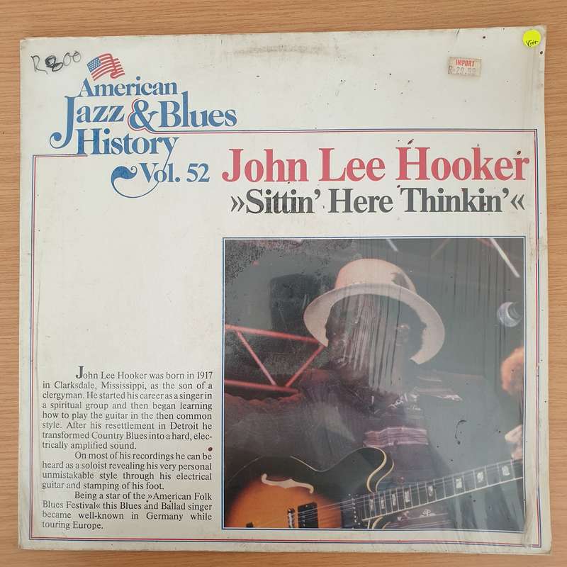 John Lee Hooker  Sittin' Here Thinkin' - Vinyl LP Record - Very-Good+ Quality (VG+) (verygoodp...