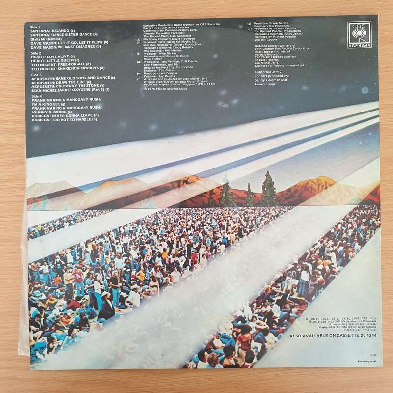 California Jam 2  Vinyl LP Record - Very-Good+ Quality (VG+) (verygoodplus)