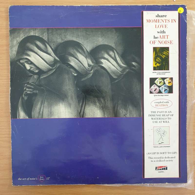 The Art Of Noise  Moments In Love - Vinyl LP Record  - Good Quality (G) (goood)
