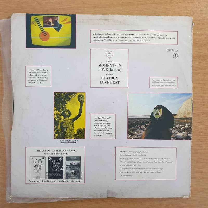 The Art Of Noise  Moments In Love - Vinyl LP Record  - Good Quality (G) (goood)